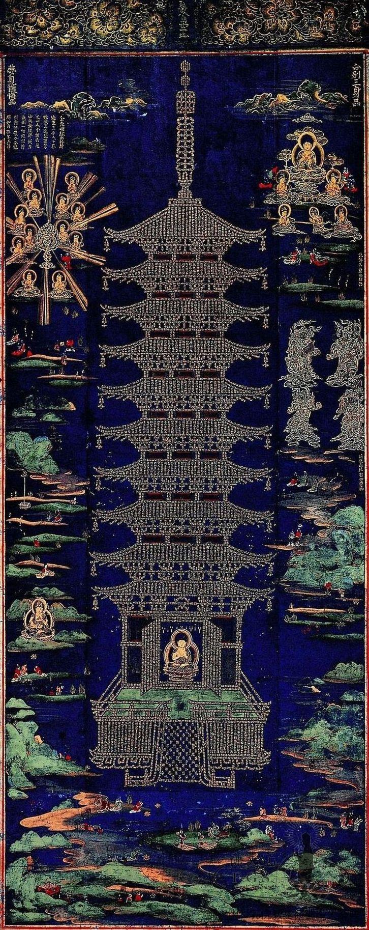 Chusonji Temple: Golden Light Sutra Pagodas