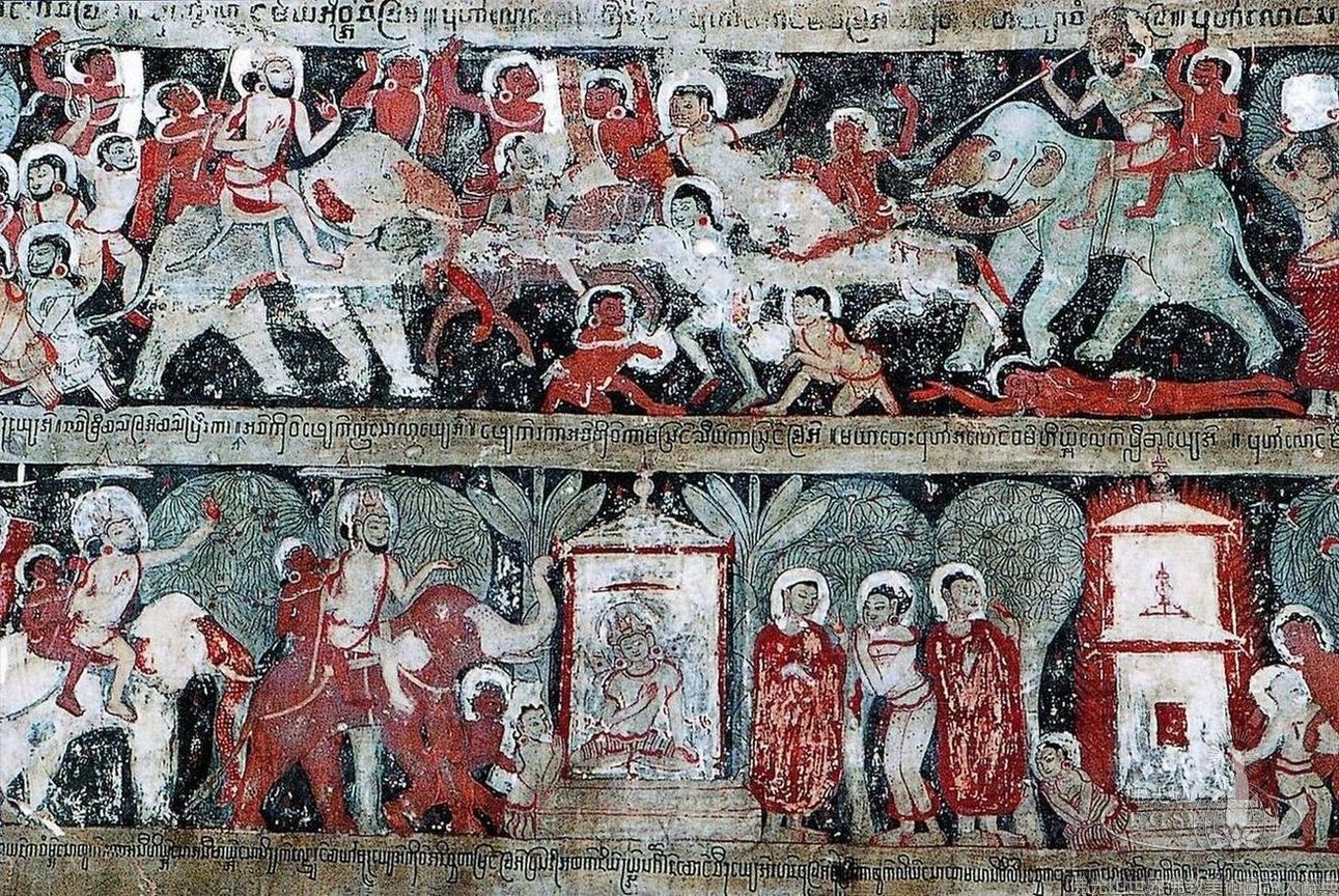 Lawkahteikpan Temple: Illustrations of Jataka Tales