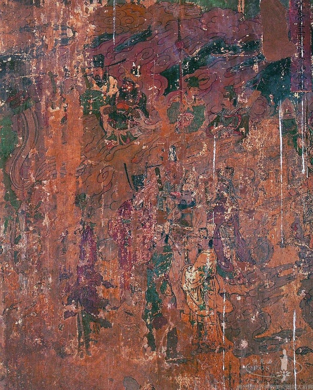 Zhaohua Temple Great Hero Hall: Water and Land Dharma Service Murals