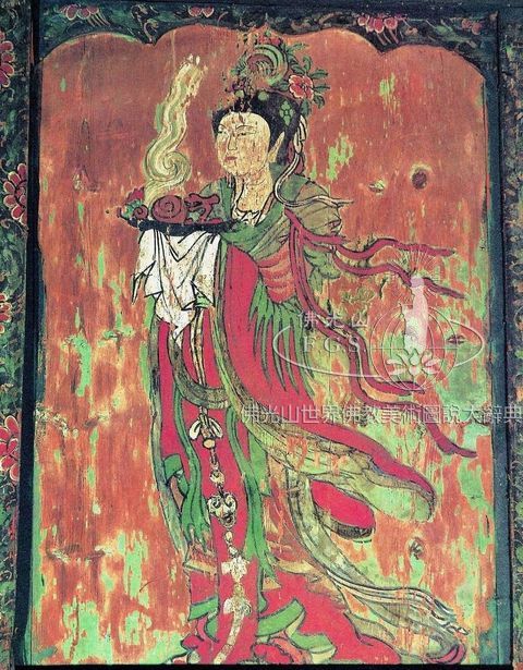 Fogong Temple Shijia Pagoda: Bodhisattvas Making Offerings