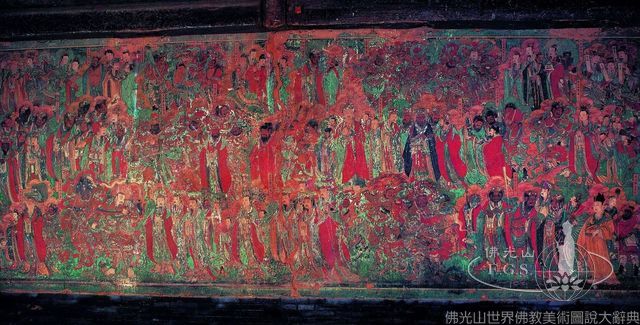 Pilu Temple Vairocana Hall: Water and Land Dharma Service Murals