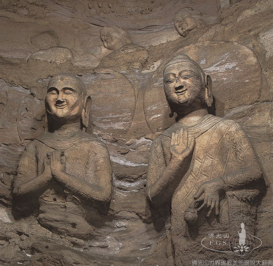 Yungang Grotto 18: Disciples