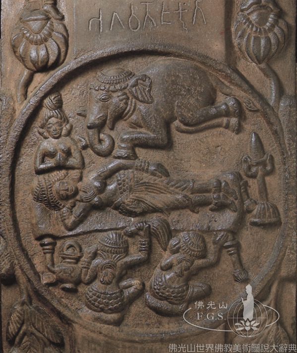 Bharhut: Life of the Buddha - Queen Maya 's Dream