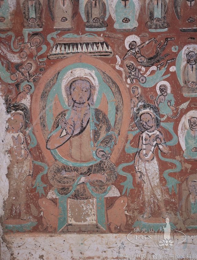 Mogao Cave 272: Buddhas Teaching the Dharma
