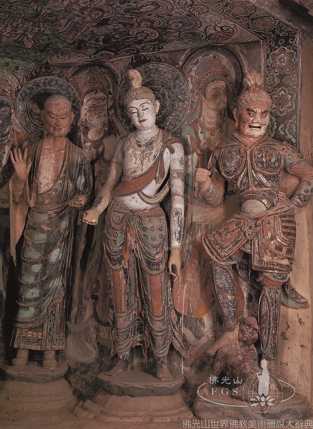 Mogao Cave 45: Niche Sculptures