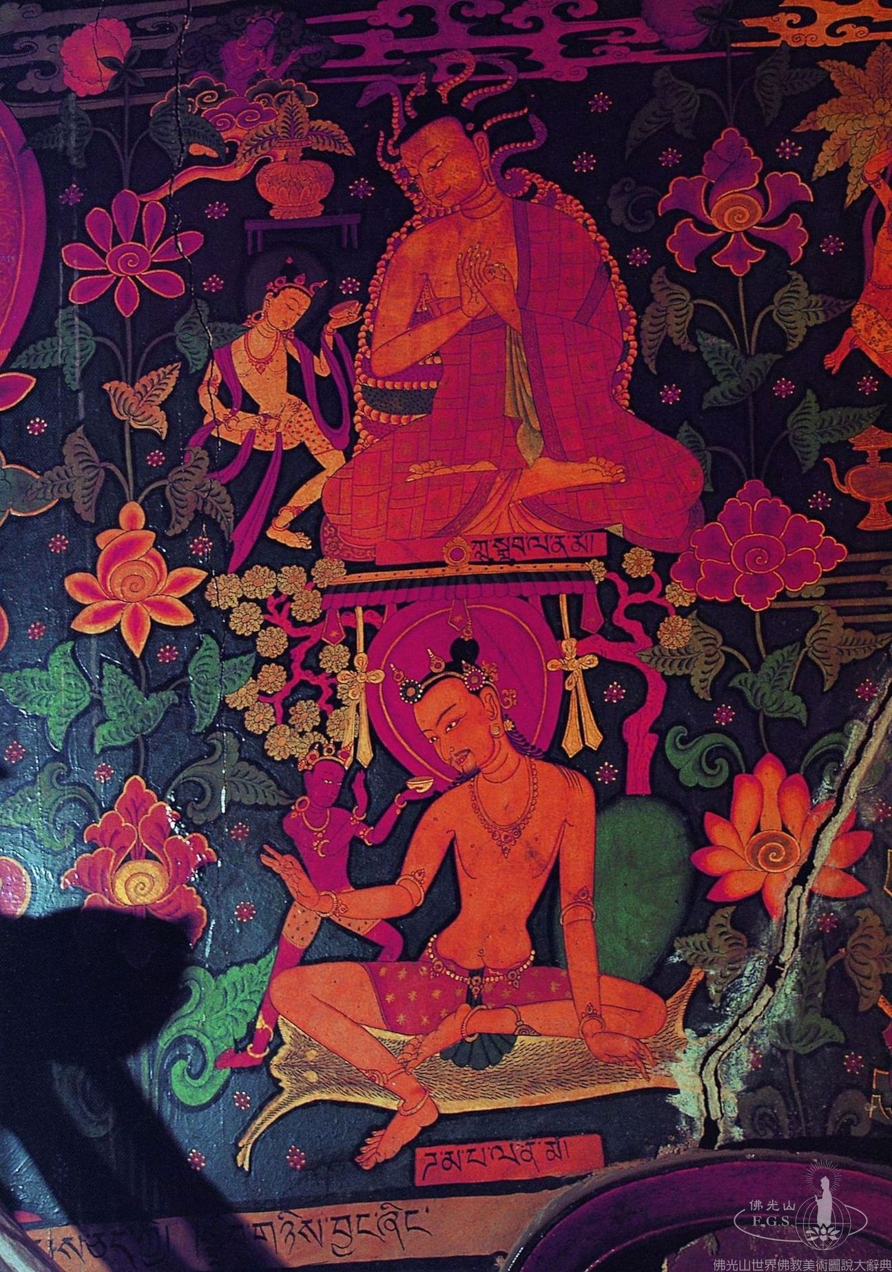 Palcho Monastery Central Hall: Mahasiddhas