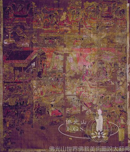 Mogao Cave 17: Illustration of the Vimalakirti Sutra