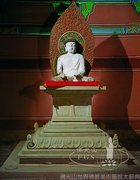 Janggoksa Temple Upper Great Hero Hall: Medicine Buddha