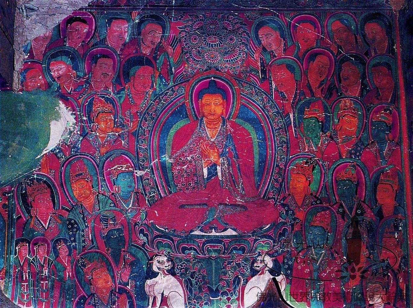 Dratang Monastery Central Hall Murals