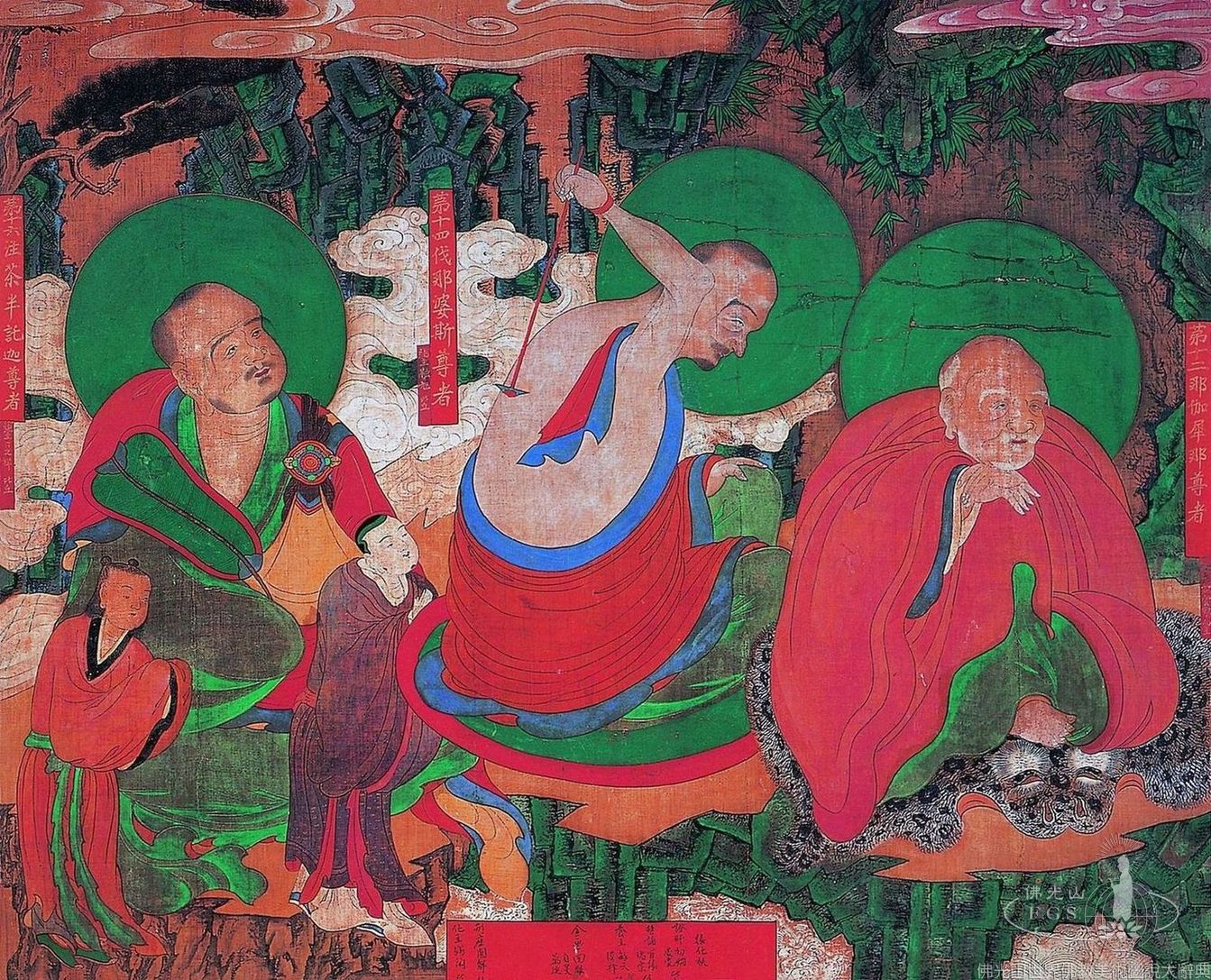 Songgwangsa Temple Arhat Hall: Sixteen Arhats