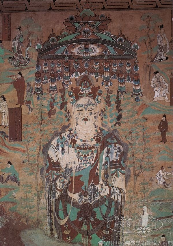 Mogao Cave 45: Illustration of the Lotus Sutra - Universal Gateway Chapter