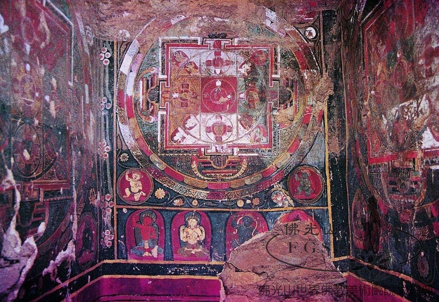 Riwoche Monastery Golden Pagoda Murals