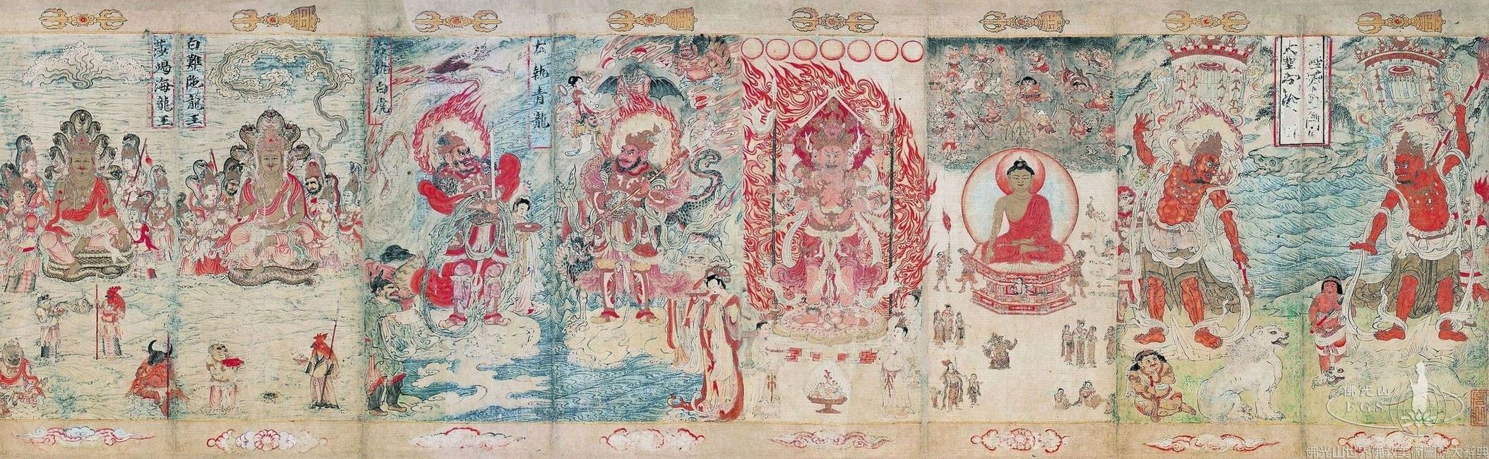 Long Scroll of Buddhist Images