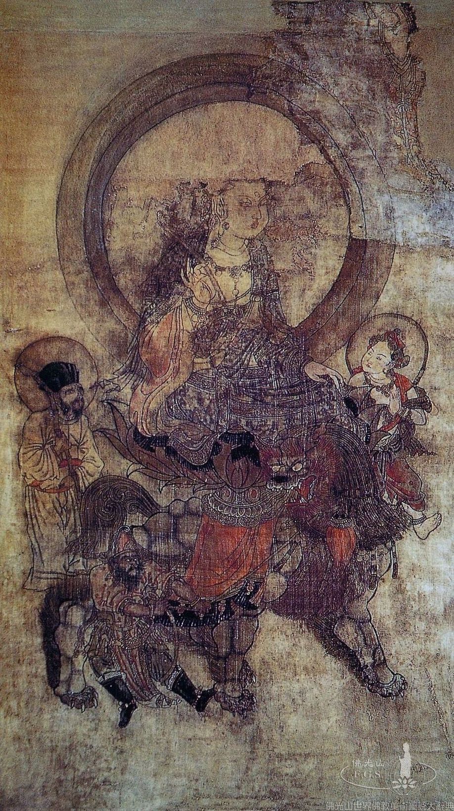 Khara Khoto: Manjusri and Samantabhadra Bodhisattvas