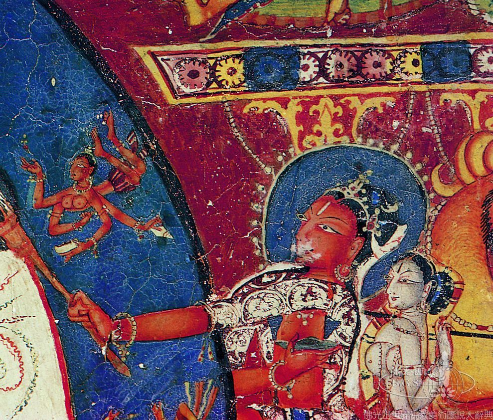 Alchi Monastery Three Story Hall: Aksobhya Buddha