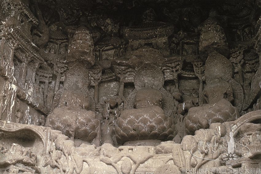 Shisunshan Rock Carvings Niche 4: Western Pure Land