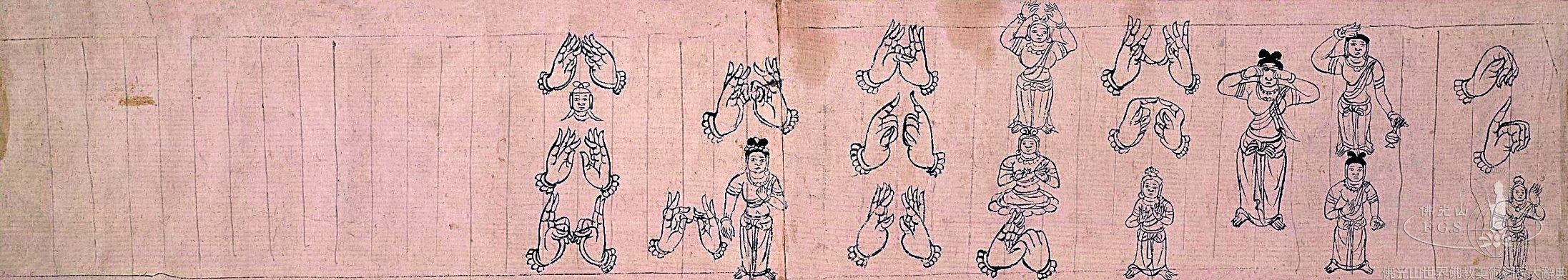 Mogao Cave 17: Mudras