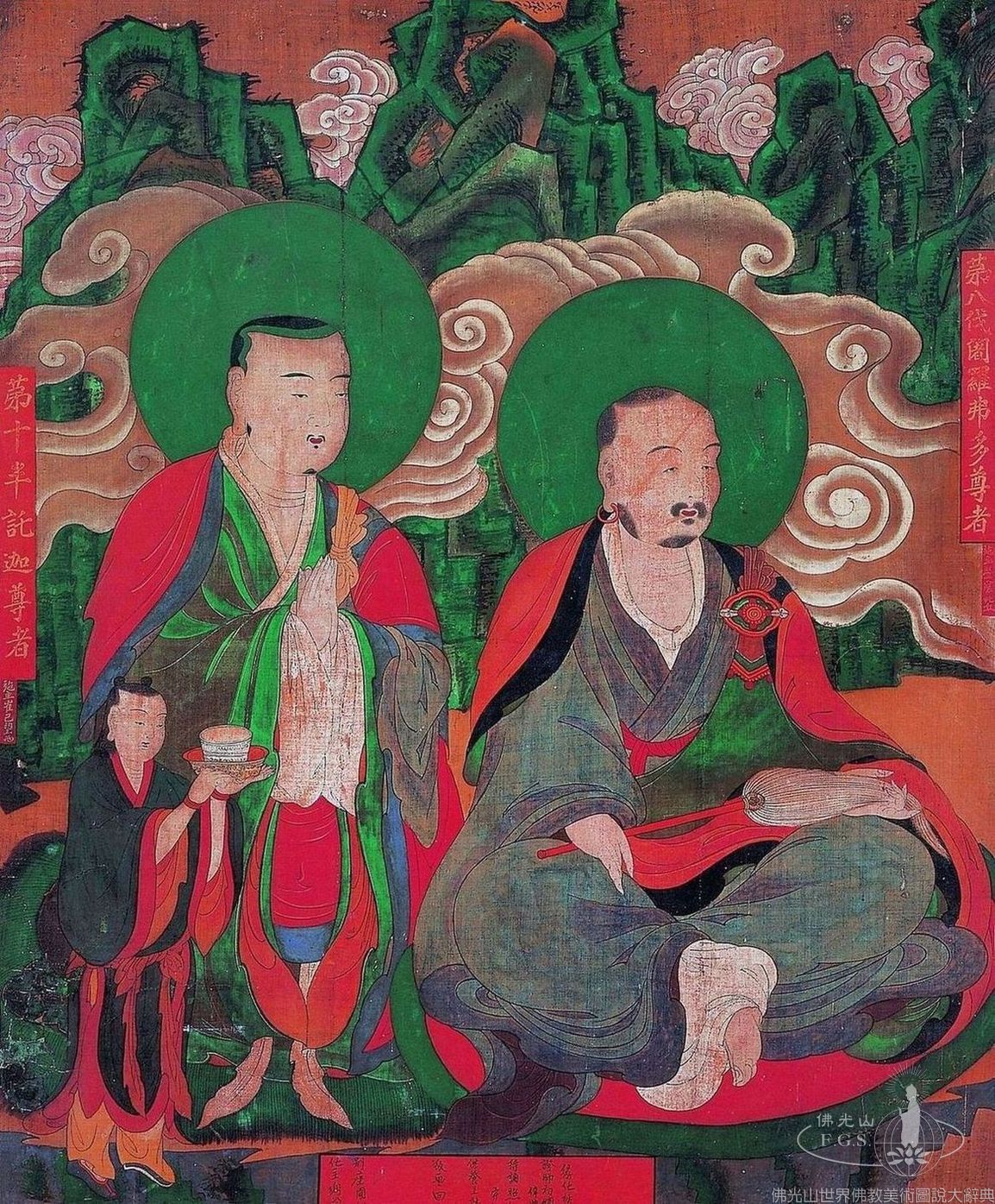 Songgwangsa Temple Arhat Hall: Sixteen Arhats
