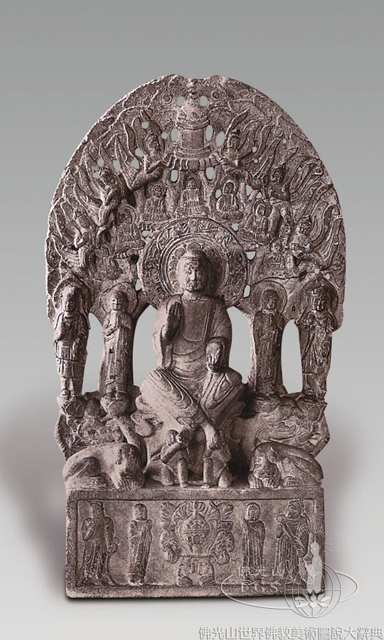 Maitreya Buddha and Attendants