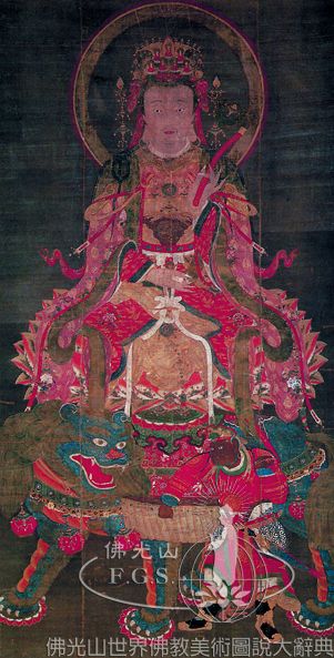 Manjusri and Samantabhadra Bodhisattvas