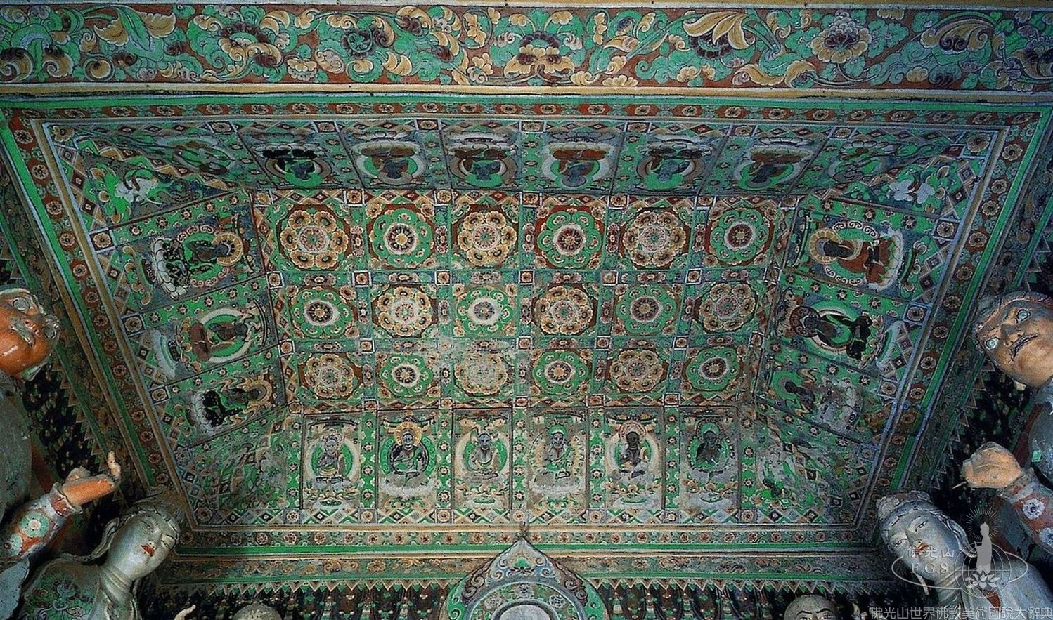 Mogao Cave 158: Illustration of the Mahaparinirvana Sutra - Eight Classes of Dharma Protectors