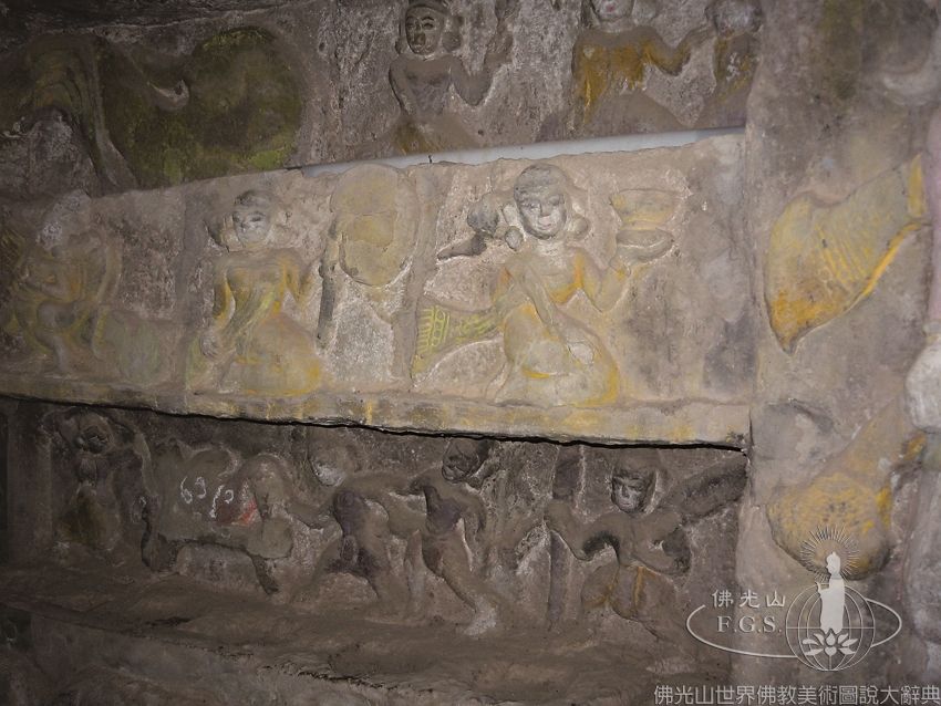 錫特航寺第三重迴廊浮雕
