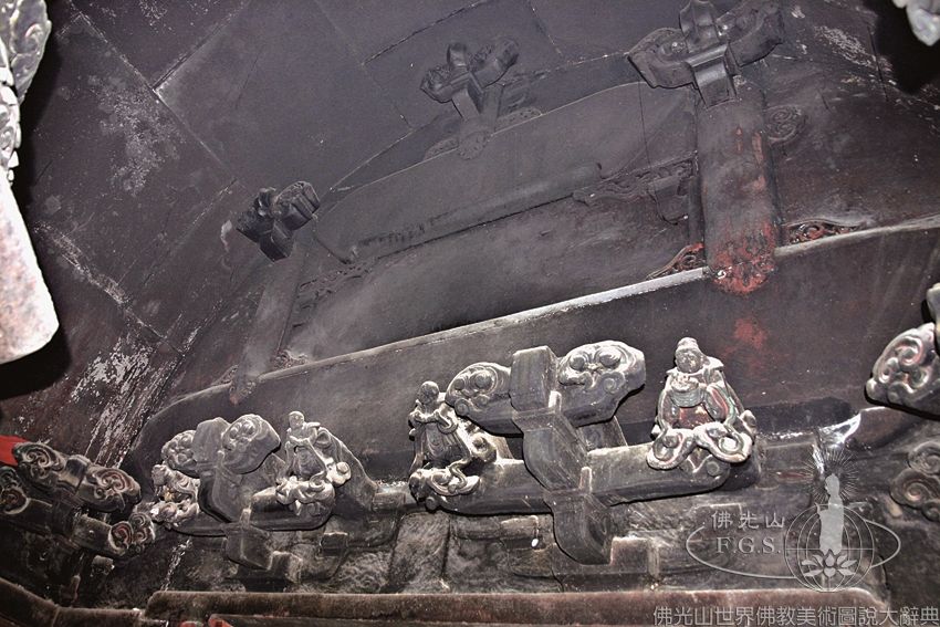 木門寺祖師殿無際禪師塔亭內部