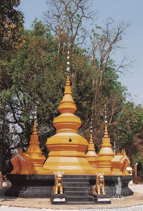 曼短佛寺佛塔