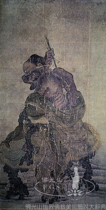 第七迦理迦尊者像