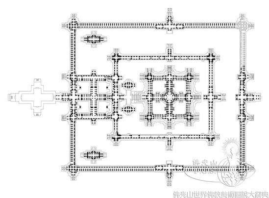 吳哥窟中心平面圖