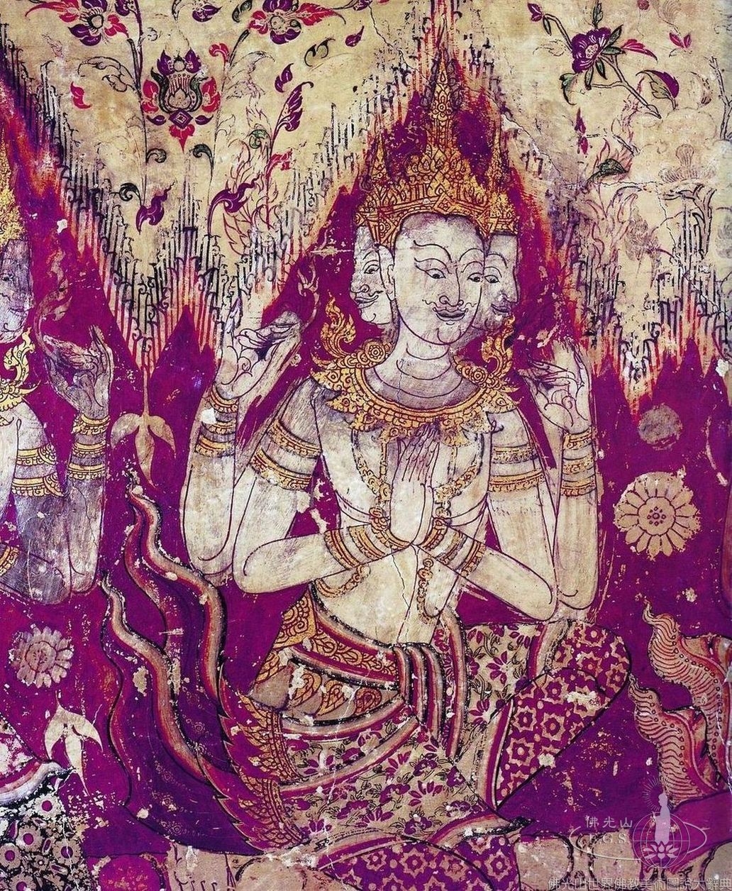 亞蘇瓦那拉姆寺戒堂南壁禮佛圖（局部）