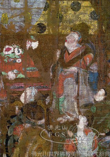 釋迦金棺出現圖（局部）