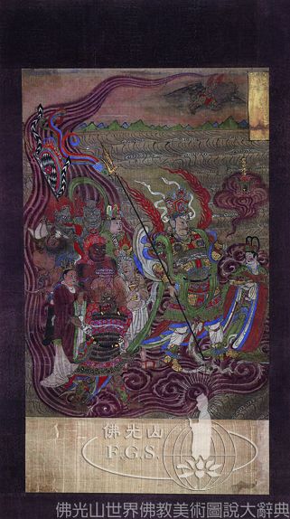 行道天王圖