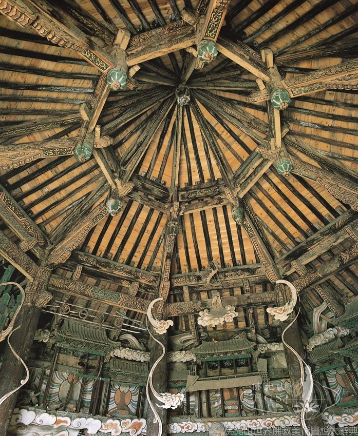 太山寺觀音閣藻井