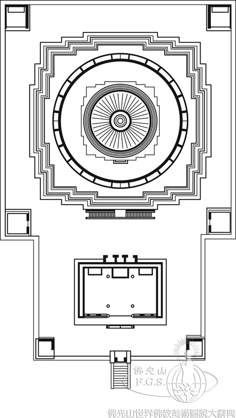 妙應寺白塔平面圖