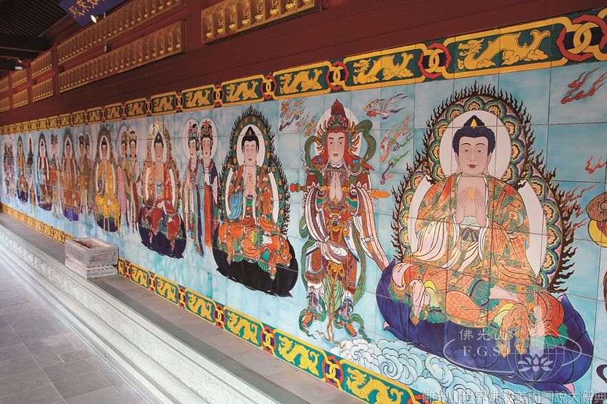 國際佛教觀音寺七寶如來殿陶瓷壁畫