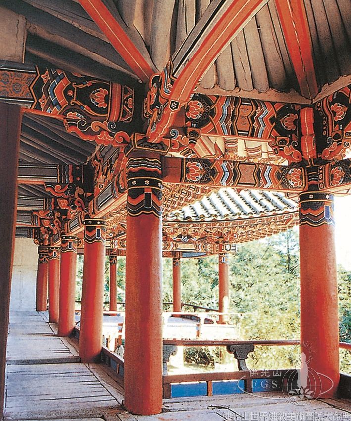 天柱寺天柱樓迴廊