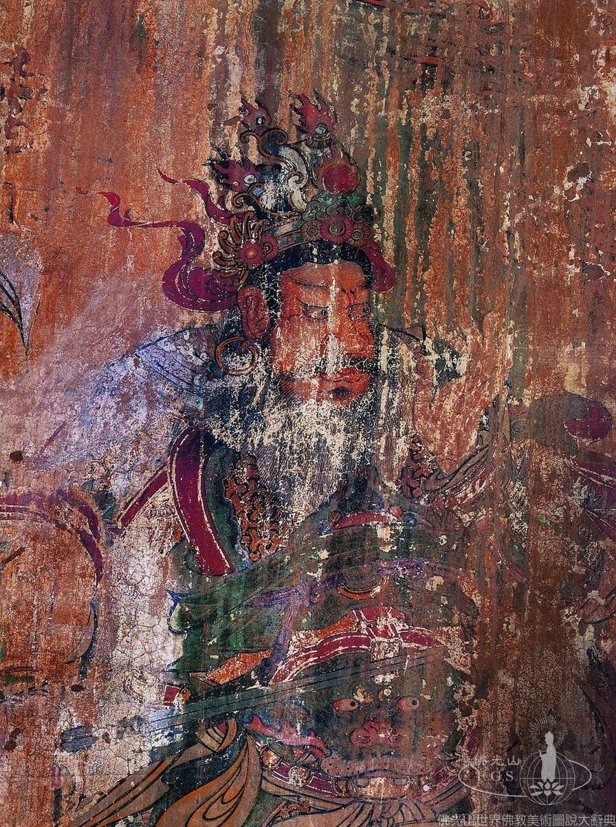 昭化寺大雄寶殿南壁東側金剛像（局部）