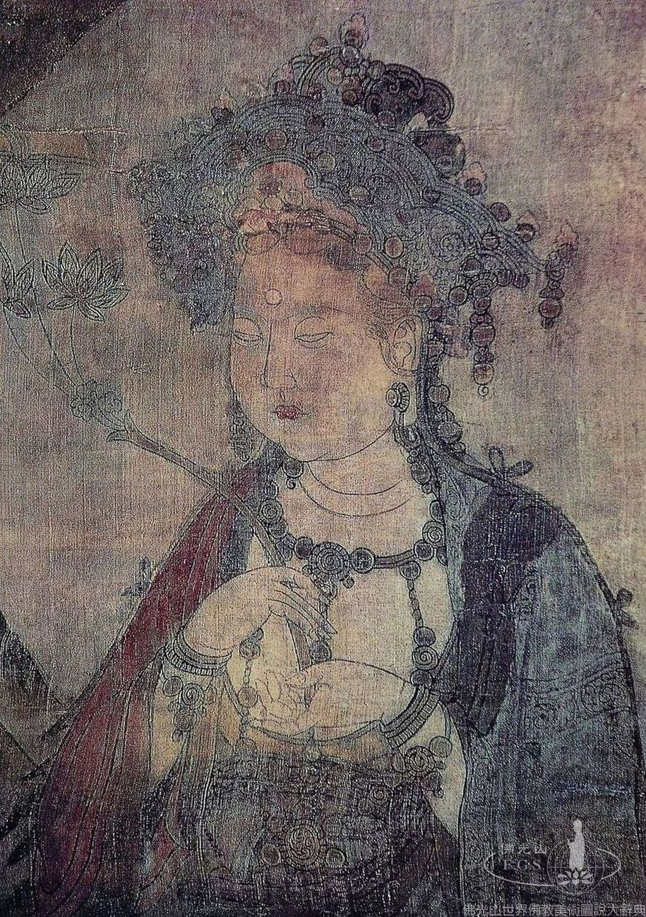 普賢菩薩圖（局部）