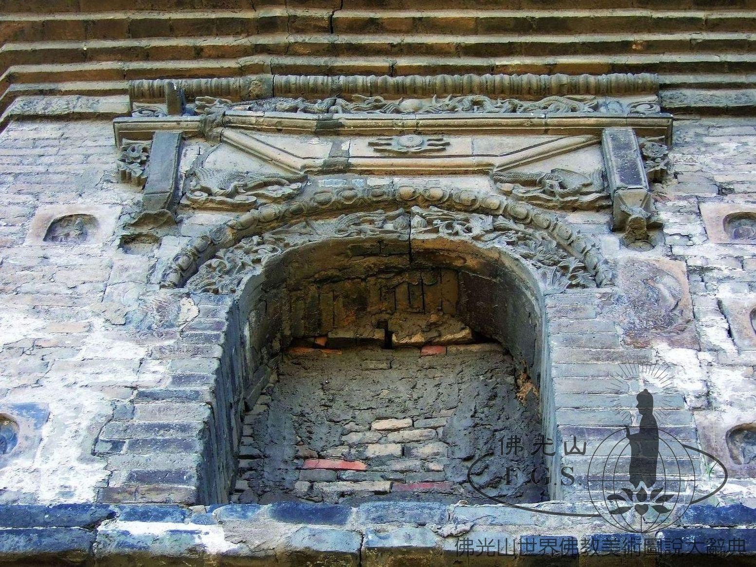 香山寺大悲觀音塔（局部）