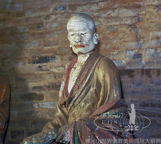 崇慶寺羅漢像（局部）