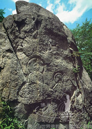 南山塔谷磨崖東面造像