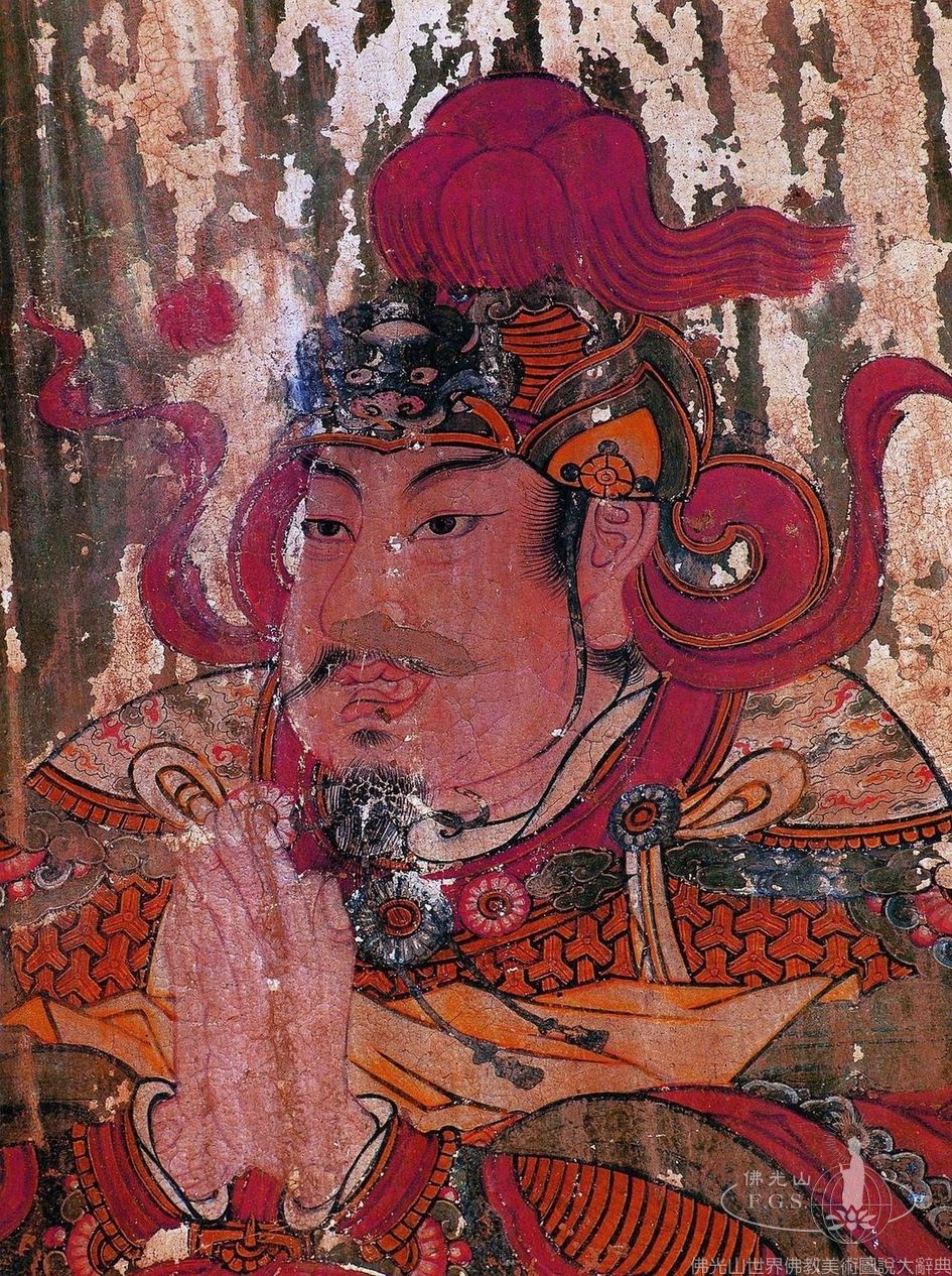 昭化寺大雄寶殿南壁西側金剛像（局部）
