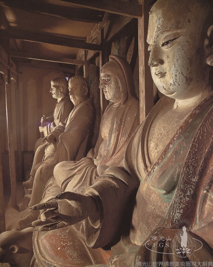 雙林寺羅漢殿羅漢群像（局部）