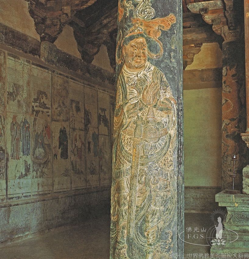 少林寺初祖庵大殿內部