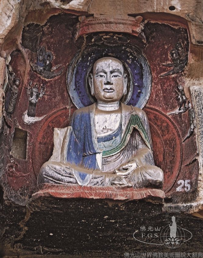 巴中南龕石窟第25龕地藏菩薩像