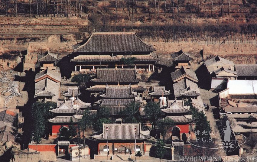 瞿曇寺全景圖