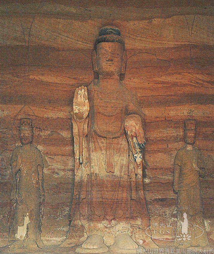 南石窟寺第1窟佛立像