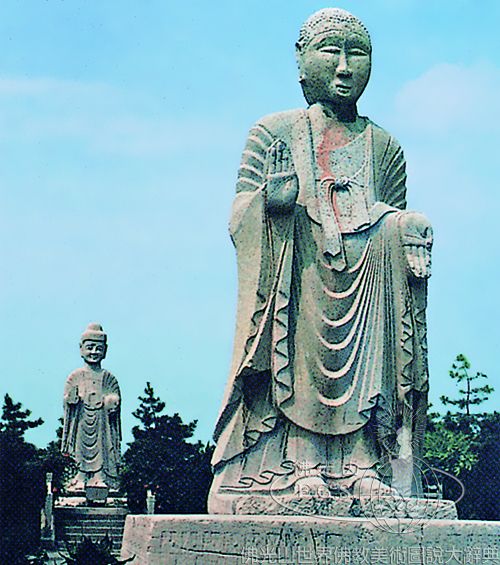 西天寺丈八佛立像