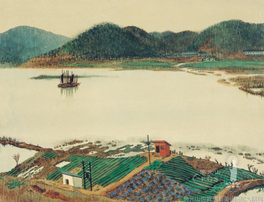 無錫太湖後山灣圖